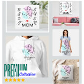 Beste Mama Ever Minimalistische Linie Art T-Shirt