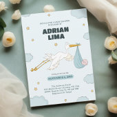 Vögel, die Niedliches Kind tragen. Es ist eine jun Geschenkschachtel