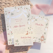 Bird & Bow Family Name & Return Address Gummistempel