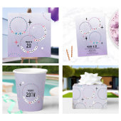 Freundschaft Bracelet Lila Geburtstag Pappteller