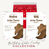 Niedliche Geburtstag Party Western Cowboy Custom Postkarte