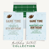 Blue Birthday Party Leckerei Gefallen Custom Runder Aufkleber