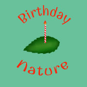 Nature Birthday Party Quadratischer Aufkleber