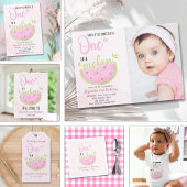 Funny Birthday watermelon Girl one in a melon Geschenkschachtel