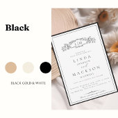 Elegante und schicke Hochzeit mit botanischem Wapp Untersetzer