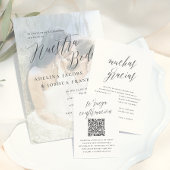 Einfache Kalligrafie mit Skript Elegante Hochzeit Programm