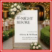 Hochzeitsstichtabelle QR-Code Elegantes Skript Poster