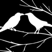 Ravens Gothic Wedding Dreifach-gefaltete Programmkarte