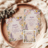 Baby in Bloush Blush Spring Bloral Baby Dusche Einladung