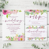 Blühende Chic-Minz- und Rosenblüten-Monogramm-Hoch (Personalisiere diese Kollektion eines unabhängigen Creators.)