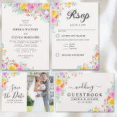 Love in Full Bloom – Springtime Wedding Programm