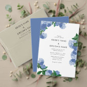 Weiße Hortensien-Blumen-Hochzeitsablauf Programm (Personalisieren Sie die Kollektion dieses unabhängigen Creators. Test)