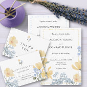 Einfaches florales Monogramm Hochzeit Untersetzer