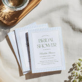 Blue Stripes Return Address