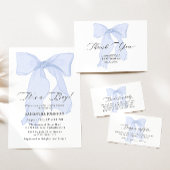 Blue Bow Baby Duwer Favoriten Poster