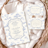 Blaue Schleife Blaubeergarten Windel-Rafferie Begleitkarte