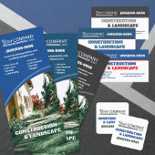 Dunkelblau, Anthrazitgrau, Weißes Logo Geschäft Visitenkarte