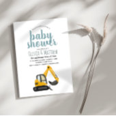 Boys Niedlich Digger Baby Dusche Pappteller