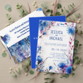 💍 Cornblumen und Lavendel Serviette (Personalisieren Sie die Kollektion dieses unabhängigen Creators. Test)