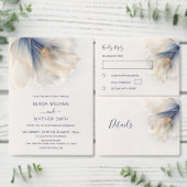 Blue Gold Smokey Flower |  Wedding (Personalisiere diese Kollektion eines unabhängigen Creators.)