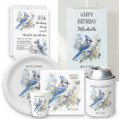 Blue Jay Birthday Party UAWG RSVP Karte