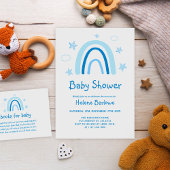 Blue Niedlich Modern Elegant Minimal Stilvolle Win Baby Strampler