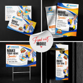 Reinigungsdienst für Haushaltshilfe Flyer