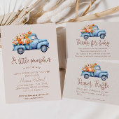 Fall Boy Baby Duwer Blue Pumpkin LKW Liebhaber Sockelschild