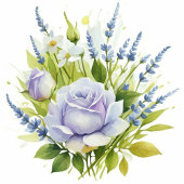 Wildblumen für Wasserfarben Einladung