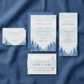 Hübsche Kiefernbäume Serviette