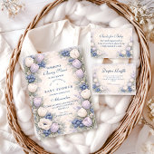 Blueberry Blossom Garden Baby Shower Einladung