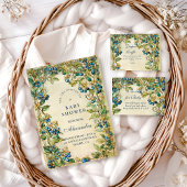 Blueberry Garden Vintage Diapper Raffle  Begleitkarte