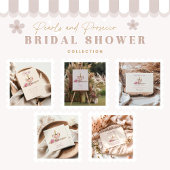 Blush Bubbly & Pearls Bridal Shower Dankeskarte