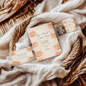 Blush Cinnamon Bow Little Bun 1st Birthday Serviette