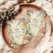 Blush Floral Baby in Bloom Baby Dusche Serviette