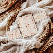 Blush Italian Wine Bridal Shower Dankeskarte