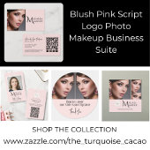 Rouge Makeup-Artist QR-Code Social Icon Visitenkarte