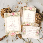 Brautjungfer-Ranunculus-Rosengarten-Hochzeit Save The Date