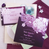 Cherry Blossom Abend Wedding RSVP