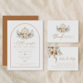 BOHEME Boho Terracotta Floral Pumpkin Mama T-Shirt