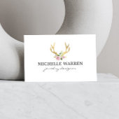 Bohemischer Goldanker mit Blume Banner