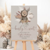 Boho Baby Duwer Diaper Raffle Begleitkarte