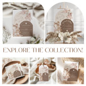 Teddy Bear Boho Bearly Wait Baby Dusche Serviette