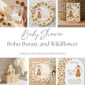 Woodland Boho Floral Geschenkpapier