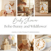 Boho Bunny Wildflower Geschenkschachtel