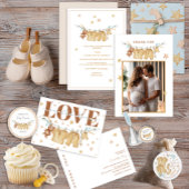 Clothesline Baby Shower Liebe auf der Line Einladu Einladung