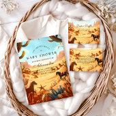 Boho Country Western Diapper Raffle Begleitkarte