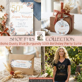 Boho Herbst bleibt 50. Geburtstag Dosenkühler
