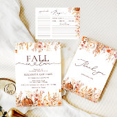 Boho Fall Pumpkin Brautparty Pappteller