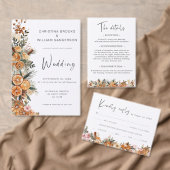 Boho Winter Holiday Wedding Tischnummer Sockelschild (Personalisiere diese Kollektion eines unabhängigen Creators.)